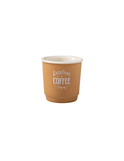Bicchierino Caffè Brandani in New Bone China – Tazzina Moderna Colori Assortiti