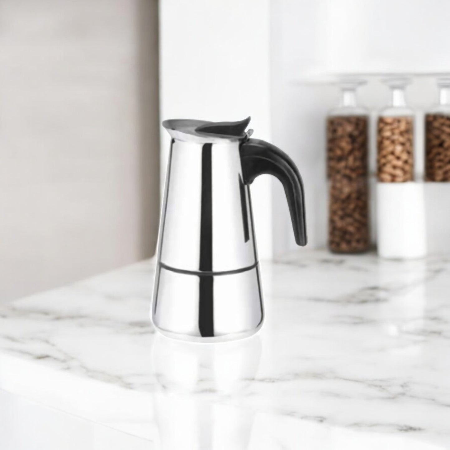 Caffettiera Stelvio in Acciaio Inox – 6 Tazze