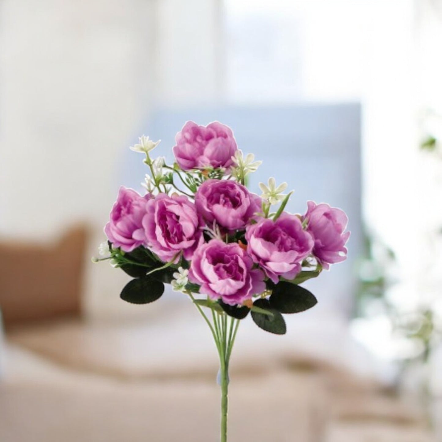 Bouquet con peonie per decorazione – assortito 4 colori