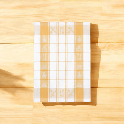 Strofinaccio da cucina su un piano di legno di Gitiesse e Pro domo