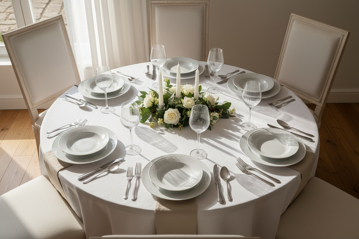 Set 6 Calici Vino Bianco 38cl Millésime – Bicchieri Eleganti in Vetro Trasparente