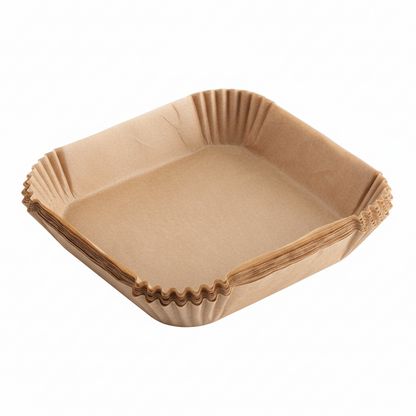 Pirottini carta forno 23 cm per friggitrice ad aria – 50 pezzi resistenti e biodegradabili