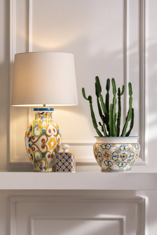 Caspò Medicea in Ceramica Decorata – Ø30 cm | Brandani