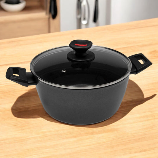 Casseruola con Coperchio Antiaderente Evolution - Diametro 24 cm