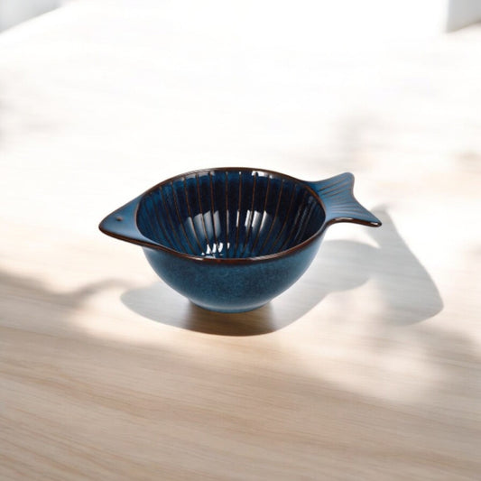 Ciotola in ceramica modello pesce – assortita 3 colori