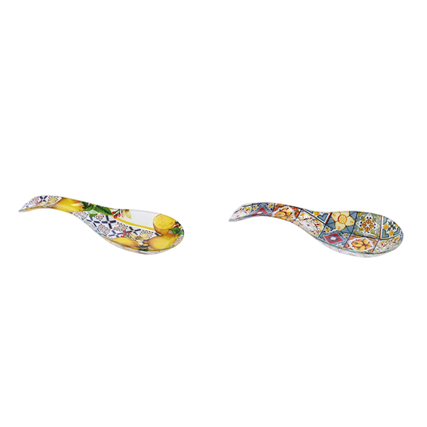 Poggiacucchiaio in Vetro – Assortito 2 Decori