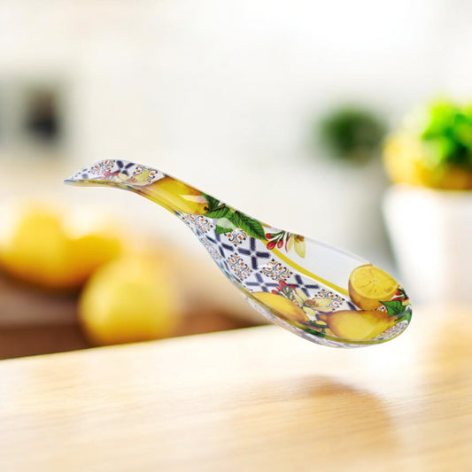 Poggiacucchiaio in Vetro – Assortito 2 Decori