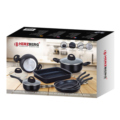 Herzberg Set Pentole da 10 pezzi