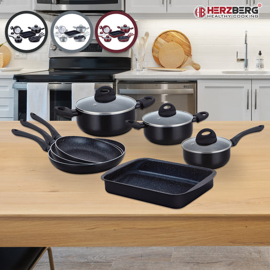 Herzberg Set Pentole da 10 pezzi