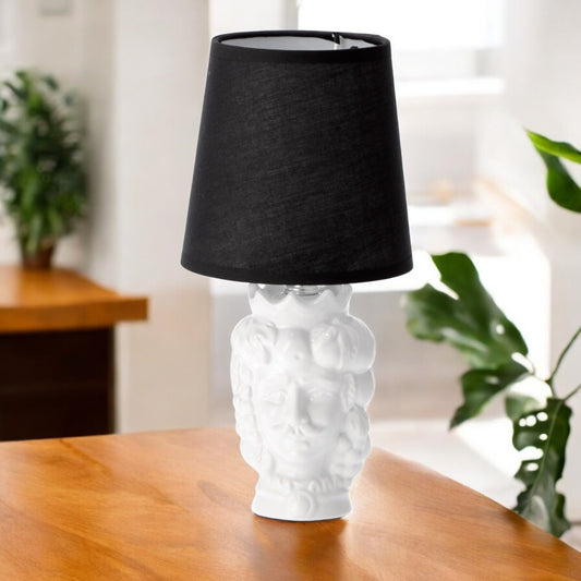 Lampada in Ceramica Moro – 2 Colori Assortiti