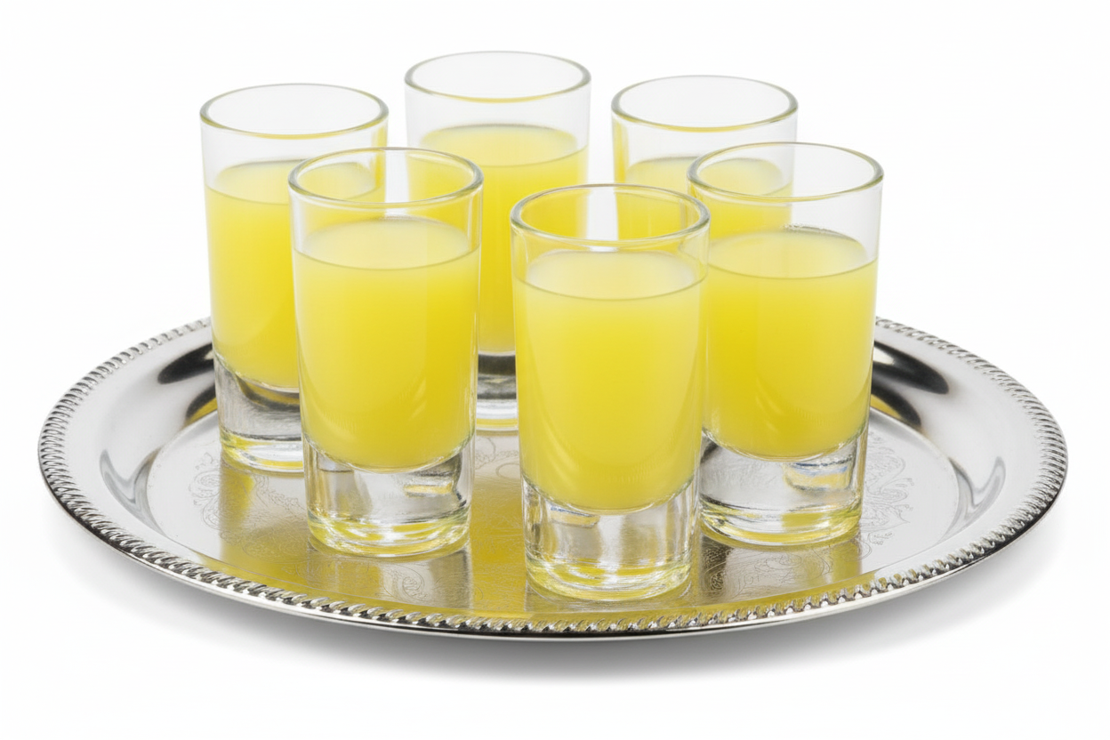 Set 6 Bicchierini Liquore 33ml in Vetro – Bicchieri Shot Trasparenti