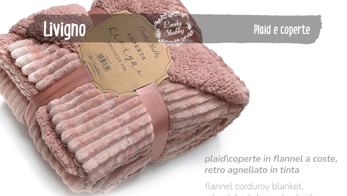 Livigno - Coperta sherpa 2 Piazze - 200x230 cm