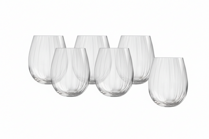 Bicchieri Acqua Eleganti 39cl – Set 6 Millesime in Vetro per Tavola Moderna