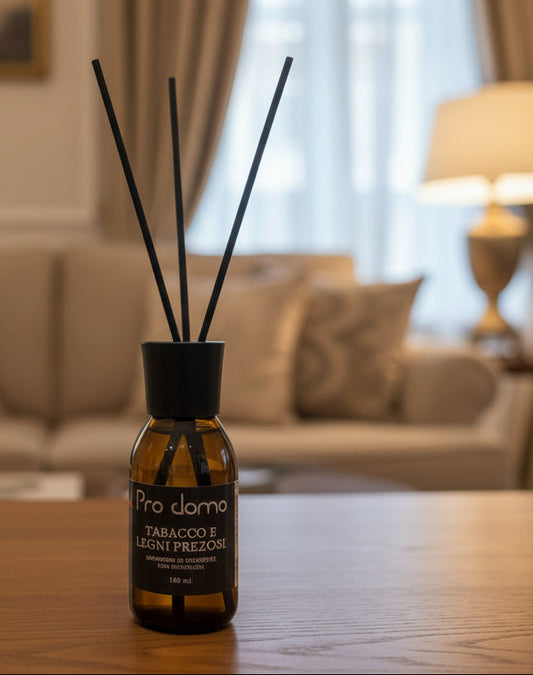 Diffusore con Midollini 125 ml Tabacco e Legni Preziosi – Profumatore Ambiente