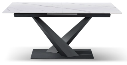 Tavolo allungabile Oliver in ceramica 160-200x90 cm