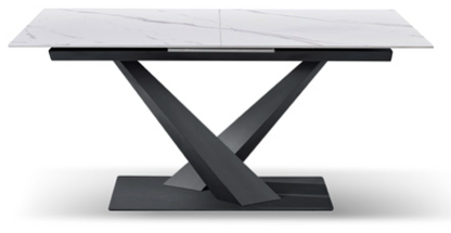 Tavolo allungabile Oliver in ceramica 160-200x90 cm