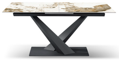 Tavolo allungabile Oliver in ceramica 160-200x90 cm