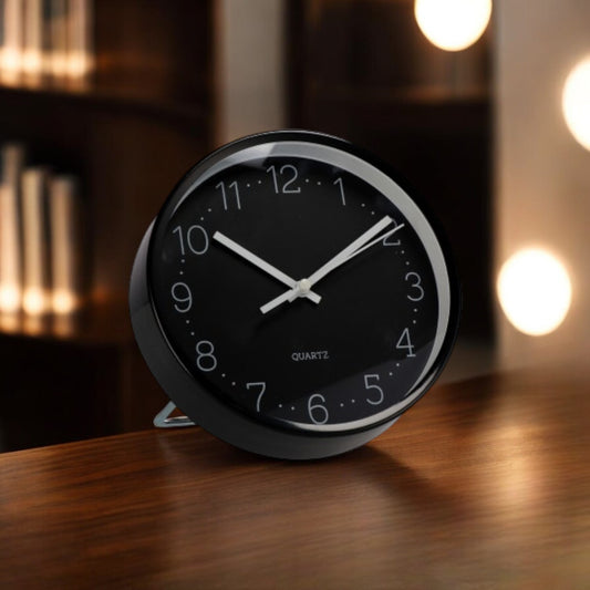 Orologio in Plastica con Supporto in Metallo 16cm