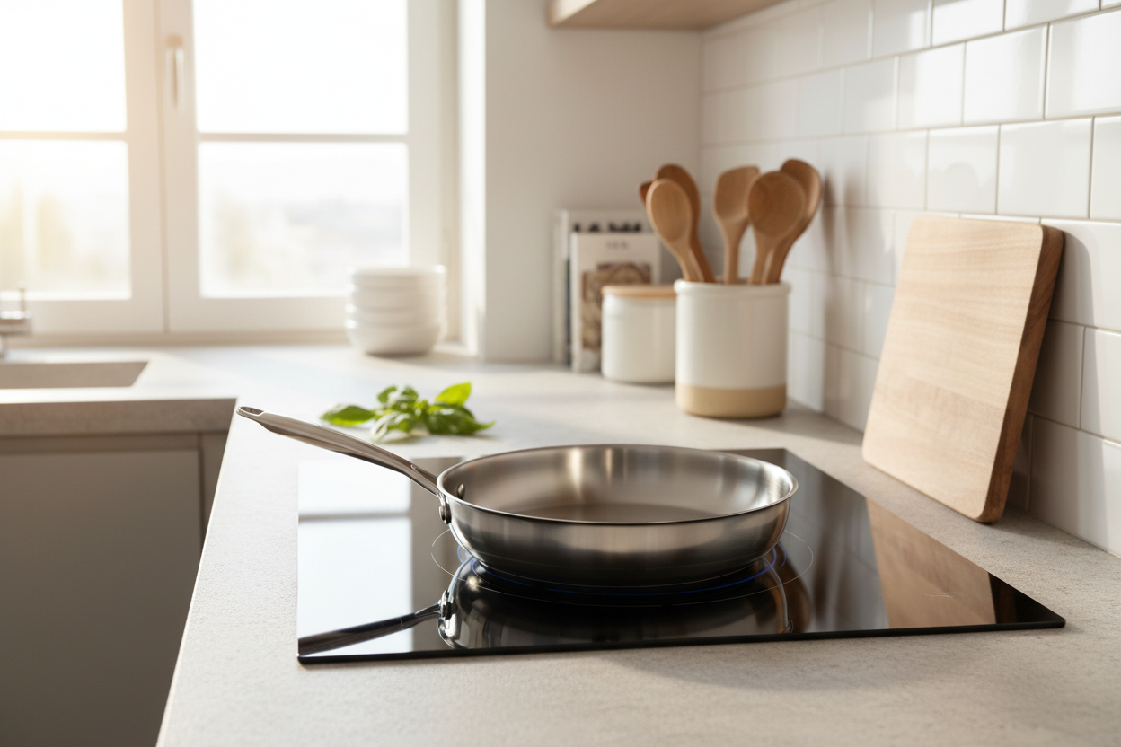 Padella Executive 5 Ply Brandani Inox – Padella Induzione Professionale Multistrato (20-24-28-32 cm)