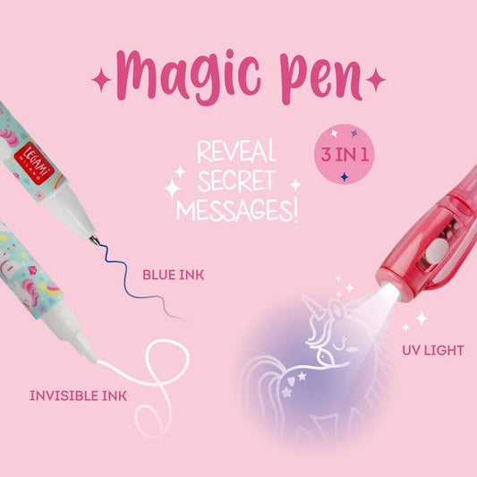Penna con Inchiostro Invisibile Magic Pen a tema Unicorno Legami