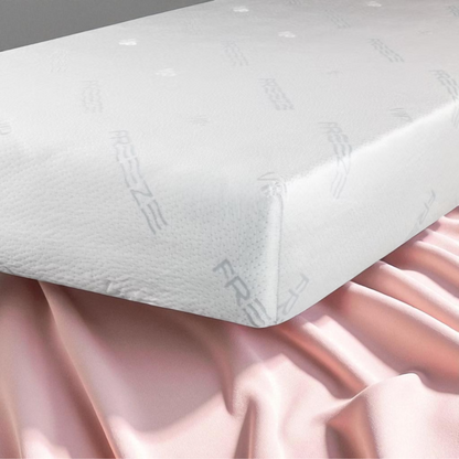 Coprimaterasso Freeze in tessuto rinfrescante con angoli elasticizzati – 3 Dimensioni Disponibili