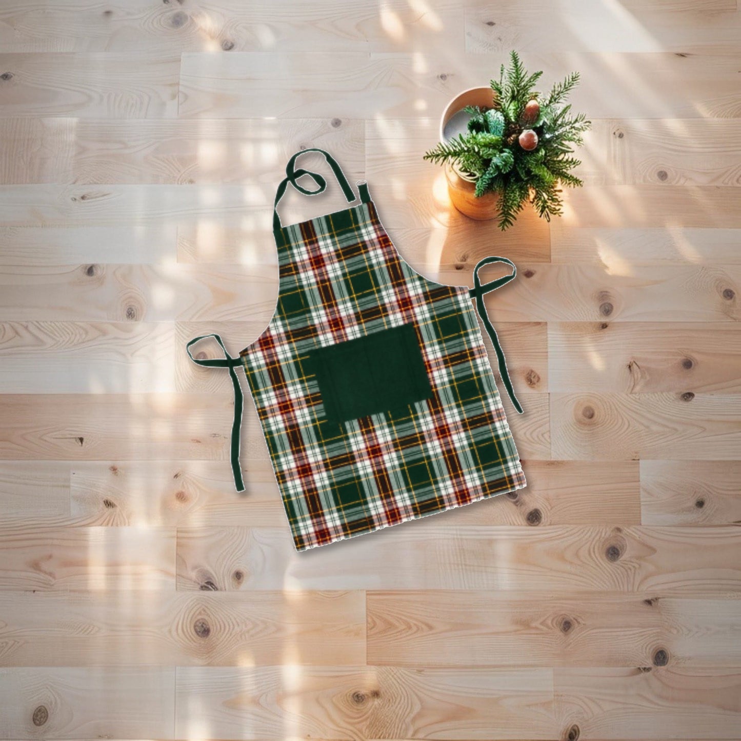 Grembiule Cucina "Holly" in Misto Cotone Natalizio - 3 colori assortiti