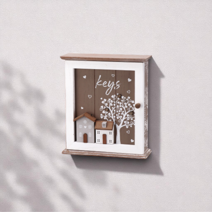 Armadietto portachiavi in MDF. 2 colori assortiti. Venduto da Prodomo negozio online di Casalinghi