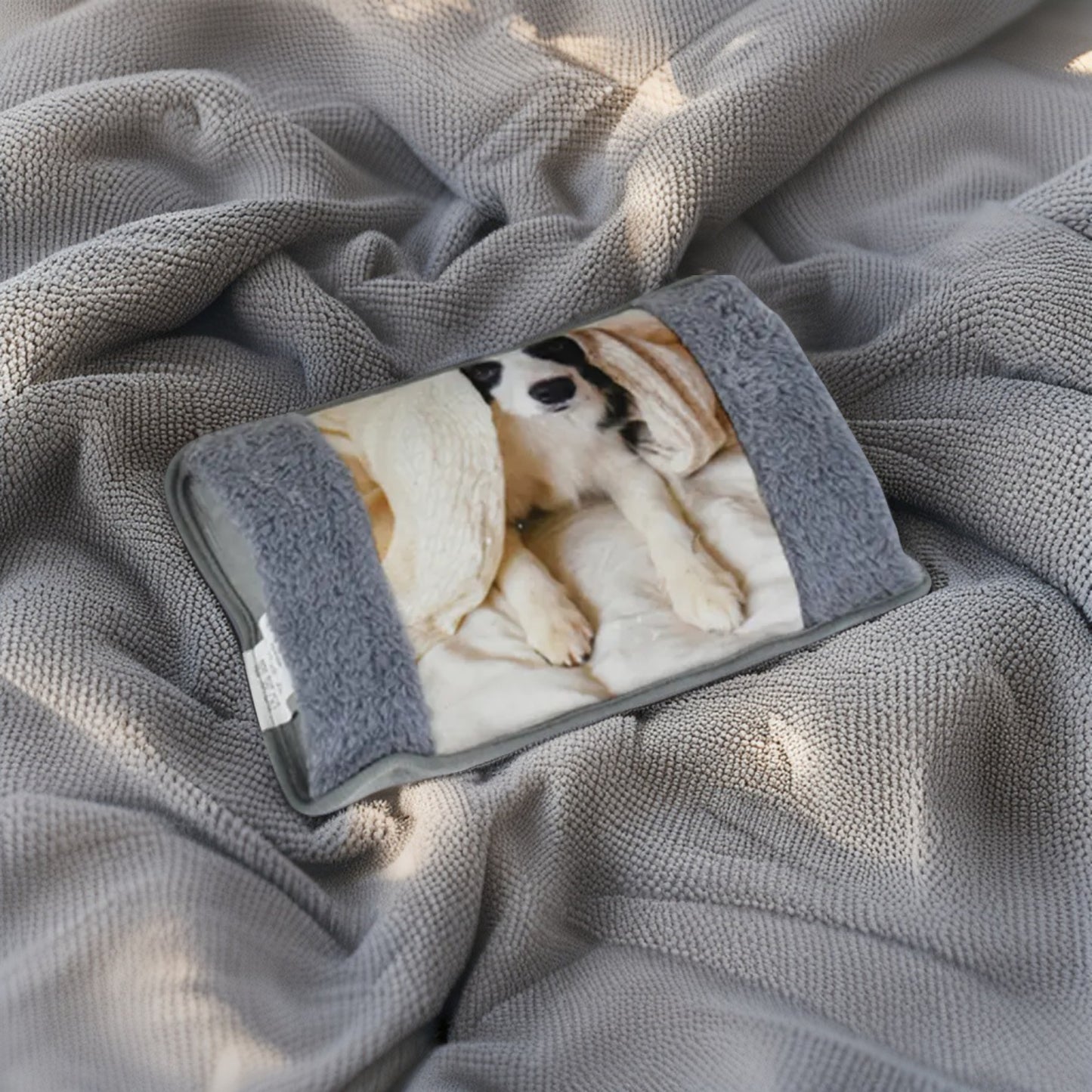 Borsa Acqua Calda Elettrica 18x26 cm - Stampe Cane Assortite