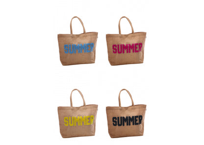 Borsa in Juta per spiaggia e uscite estive.
Venduto da Prodomo negozio online di Casalinghi