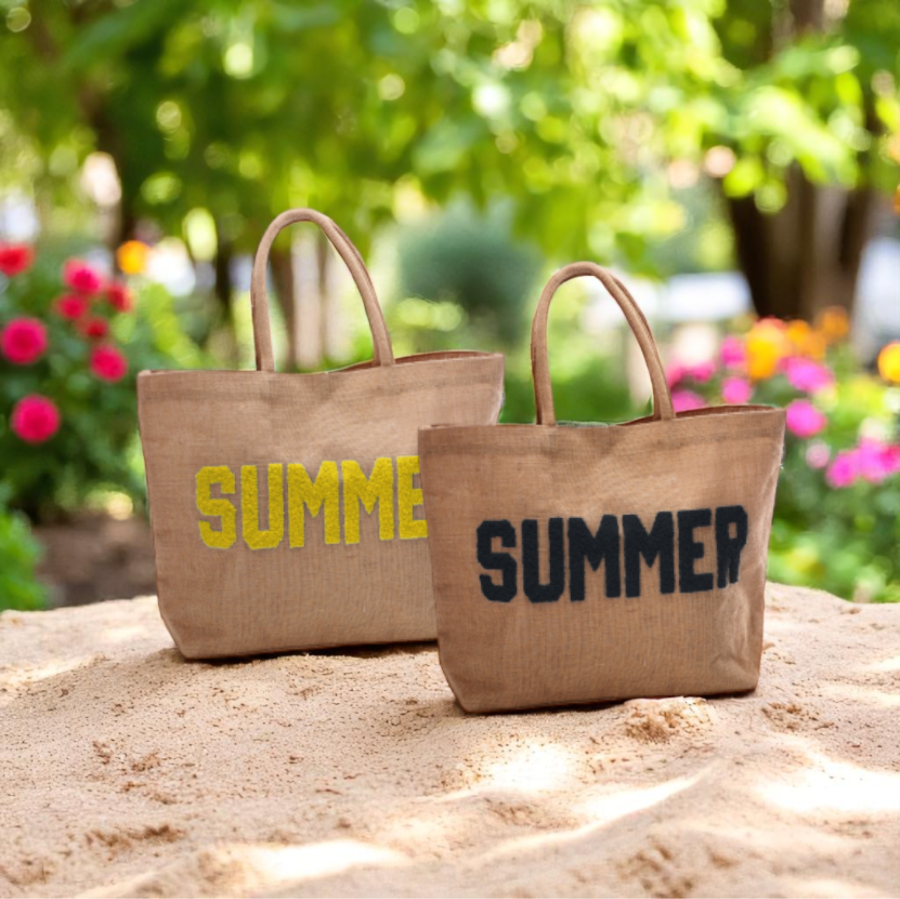 Borsa in Juta per spiaggia e uscite estive.
Venduto da Prodomo negozio online di Casalinghi