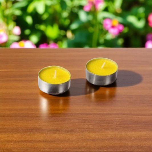 Set 25 Candele Tea Light alla Citronella