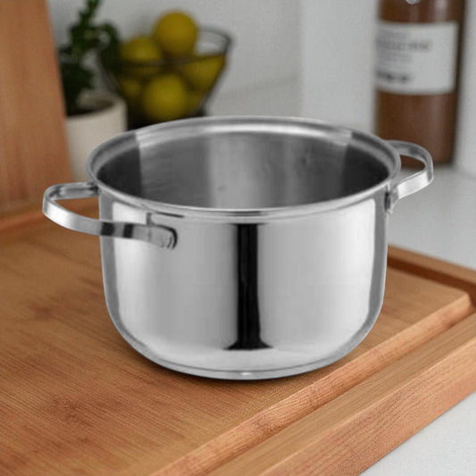 Casseruola Tonale - Acciaio inox - Dimensioni 16 cm, 18 cm, 20 cm