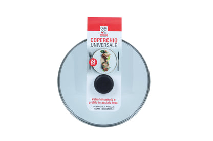 Casa Con Te Universal Tempered Glass Lid - 6 Sizes