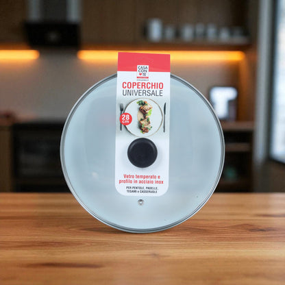 Casa Con Te Universal Tempered Glass Lid - 6 Sizes