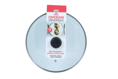 Casa Con Te Universal Tempered Glass Lid - 6 Sizes