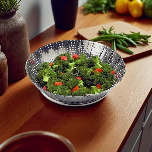 Cuoci verdura Beta - Acciaio Inox - Dimensioni 23 cm e 28 cm
