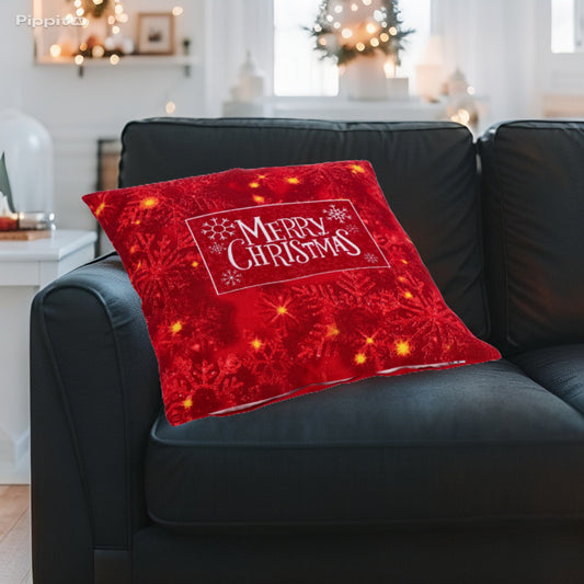 Cuscino Natale "Karima" - Rosso - Dimensioni 45x45 cm