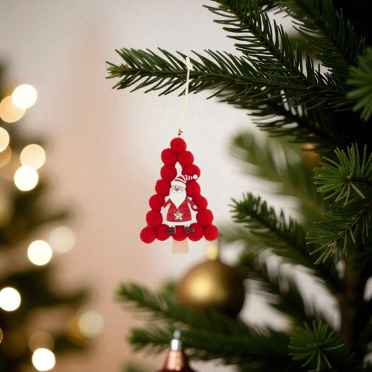 Addobbo Albero di Natale - Forma Albero o Cuore con Campanella