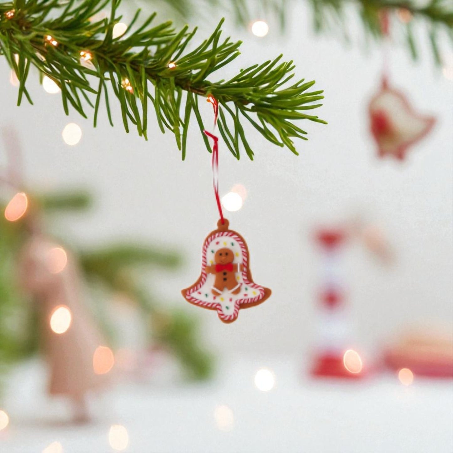 Decorazione Natalizia Marzapane in Argilla da Appendere – 3 Modelli Assortiti