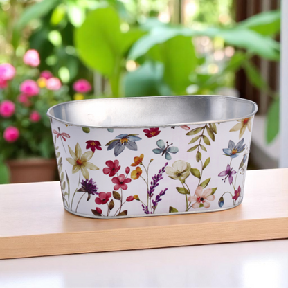 Fioriera in metallo. Venduto da Prodomo negozio online di Casalinghi