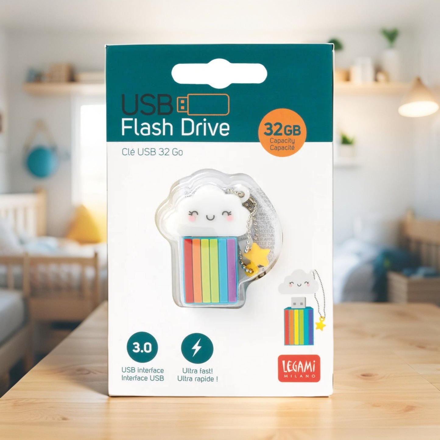 32GB USB 3.0 Flash Drive - Legami