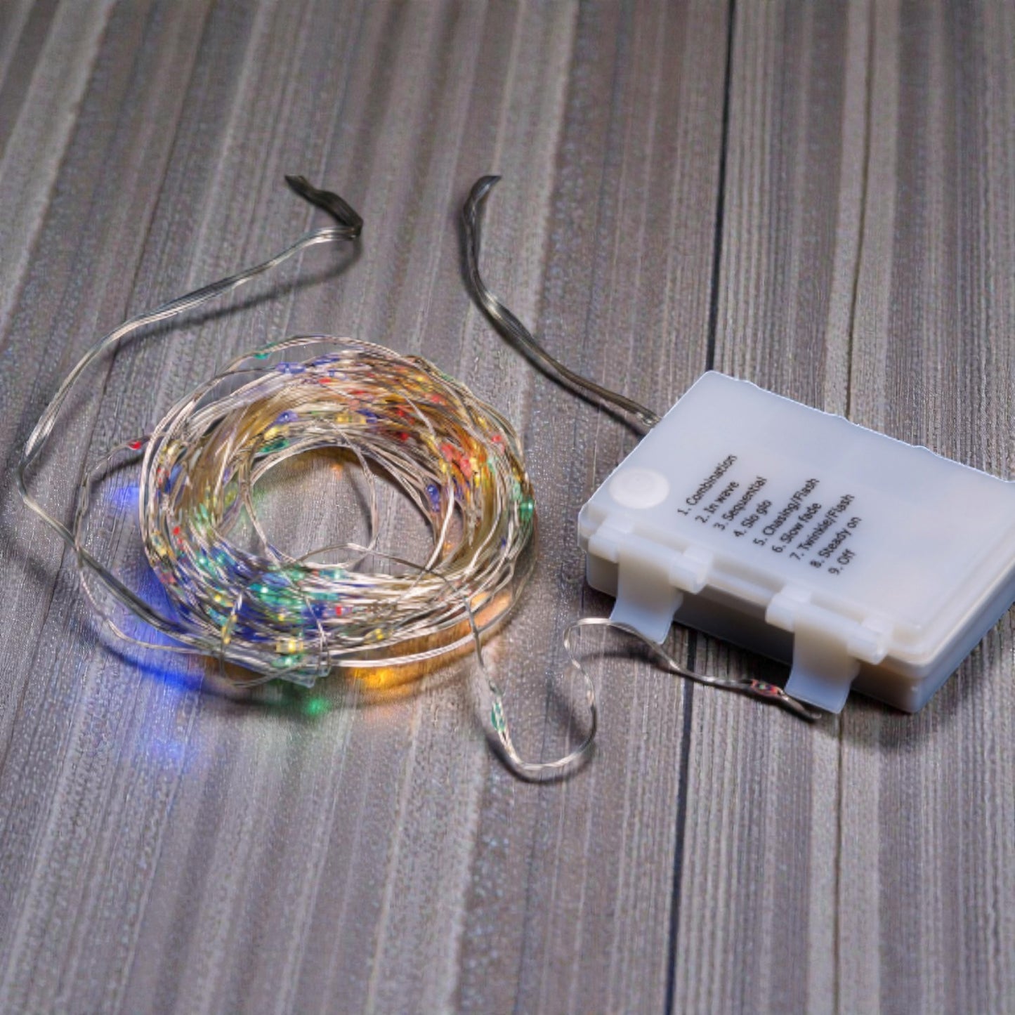 Catena 40 Micro LED da Interno/Esterno con Timer e Controller Multicolor 3,9 m