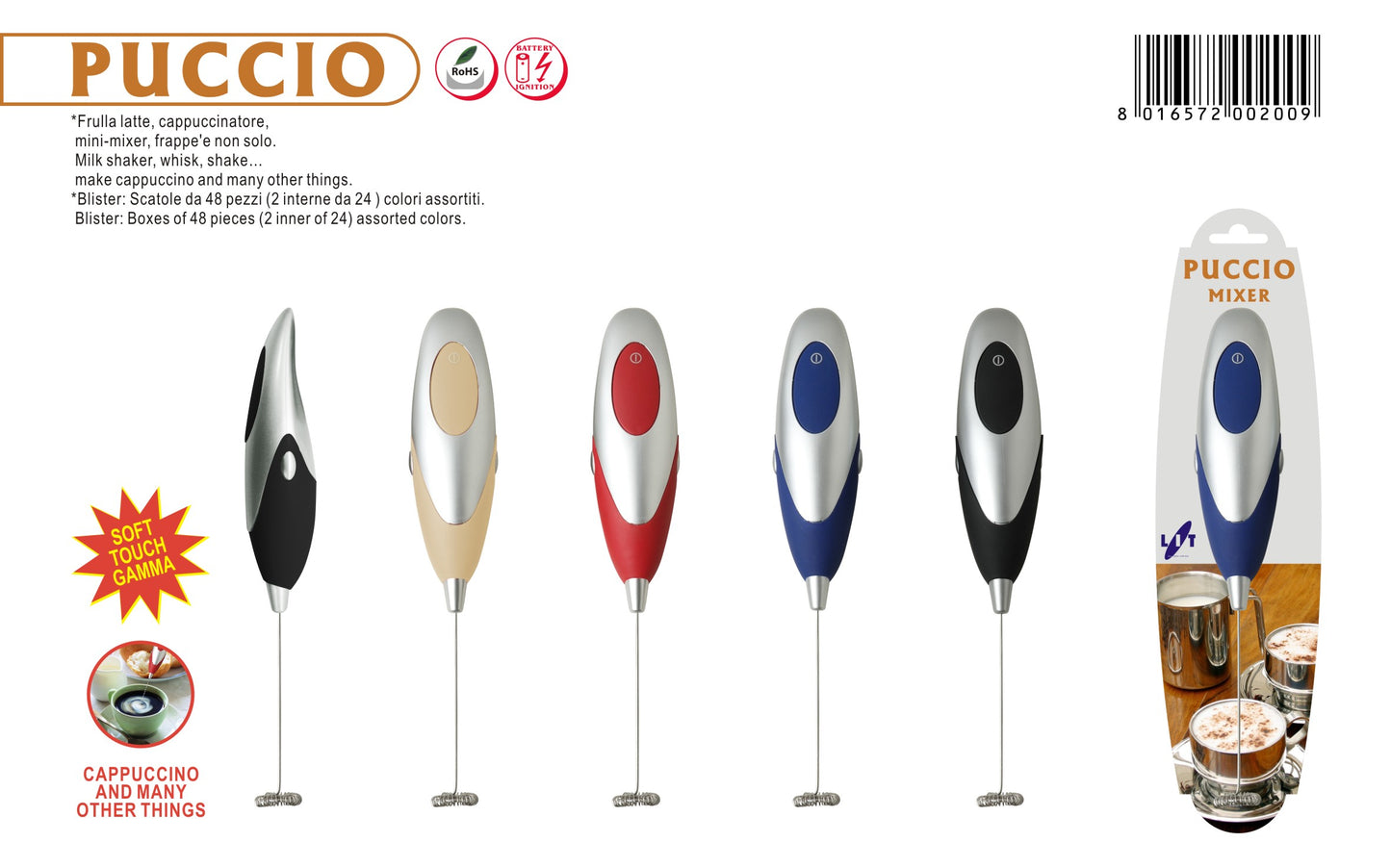 Stainless Steel Mini-Mixer Milk Frother