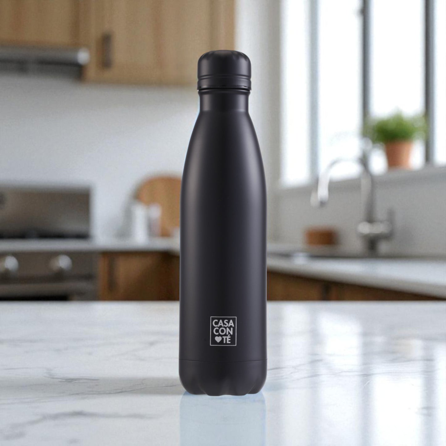 Bottiglia Termica Acciaio 500 ml Doppia Camera - 3 Colori Assortiti