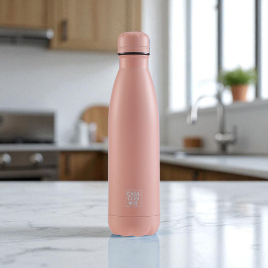 Bottiglia Termica Acciaio 750 ml Doppia Camera - 3 Colori Assortiti