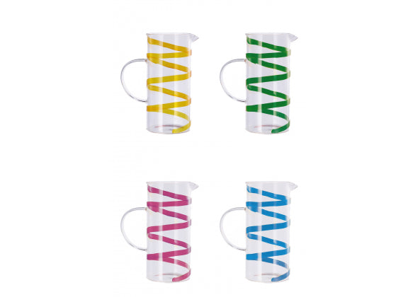 Caraffa in Vetro - Assortita 4 Colori