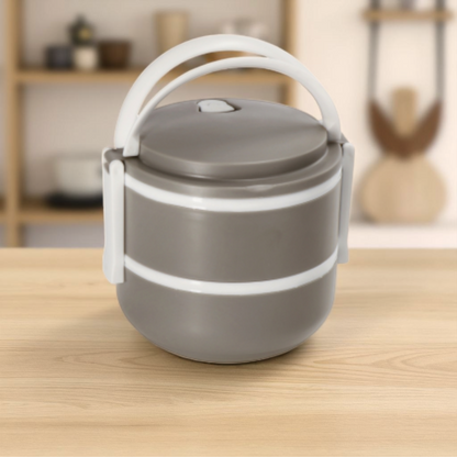 Contenitore Portapranzo in Plastica con 2 Scomparti