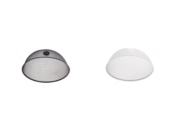 Coperchio coprivivande in ferro 2 colori assortiti, bianco e nero. Venduto da Prodomo negozio online di Casalinghi