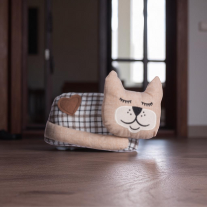 Fermaporta a forma di gatto. Venduto da Prodomo negozio online di Casalinghi