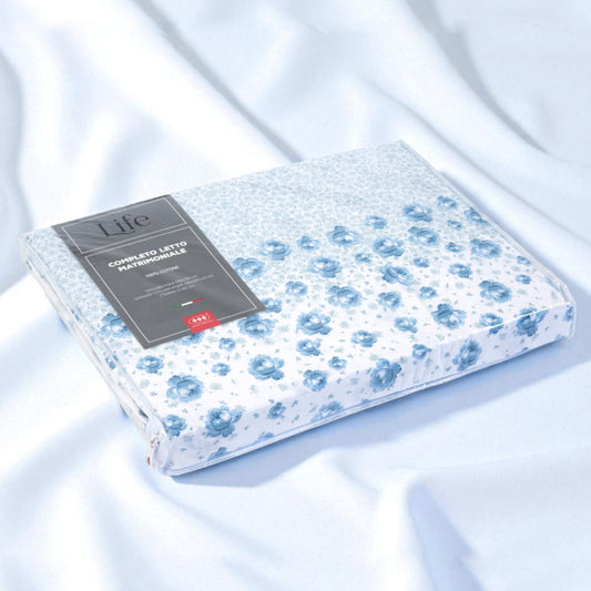 Completo letto Life in cotone – disponibile in 3 dimensioni – colori assortiti